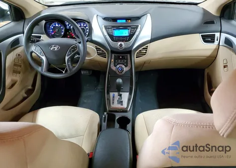 2013 Hyundai Elantra Gls z USA, uszkodzony, nr VIN 5NPDH4AE0DH191391